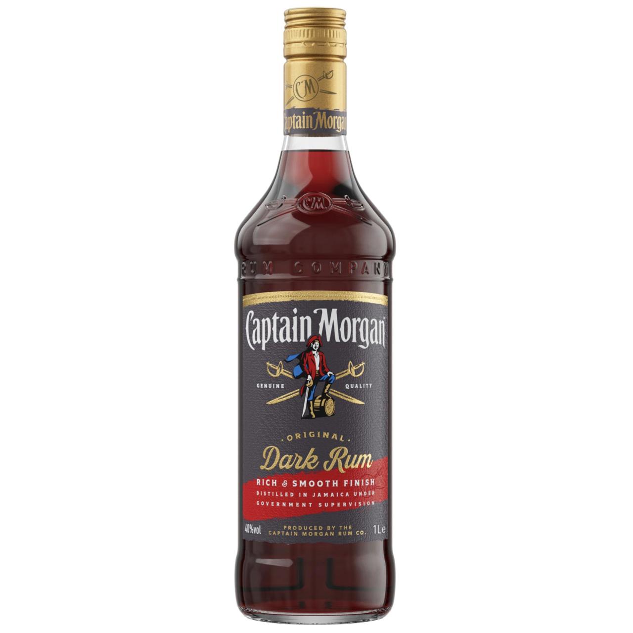 Captain Morgan Black Label Rum 40% 1,0l