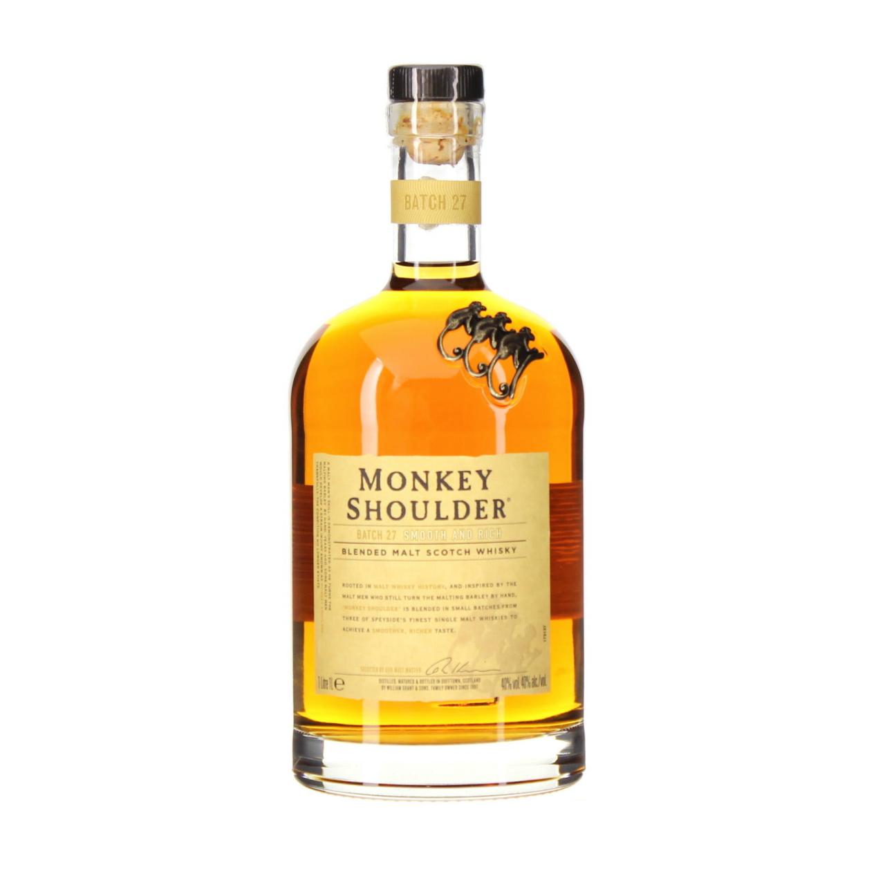 Monkey Shoulder Blended Malt Scotch Whisky 40% 1,0l